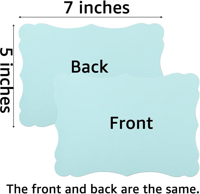 50 Pack Blank Kraft Greeting Cards, 5 Colors, 5x7IN | Thick Cardstock Paper - Image 2