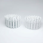 Fairy Garden Miniature Fence Accessories: Decorative White Wooden Picket Fence by Unknown