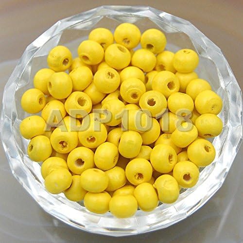 AD Beads Wood Spacer Loose Wooden Craft Beads Big Hole Beads Assorted - Image 3