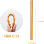 ENPOINT 120pcs Metallic Gold Hot Glue Sticks Mini - Image 2
