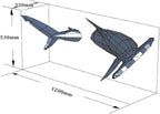 Hammerhead Shark 3D Paper Sculpture - Image 6