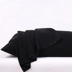Black Silk Pillowcase with Natural Dye Made in USA, Oeko-TEX Certified Real 22 - Image 4