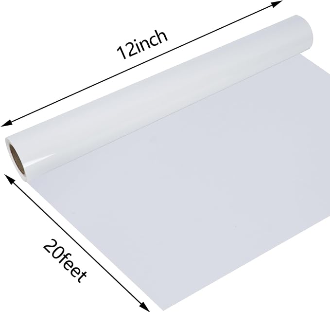 guangyintong Reflective White Heat Transfer Vinyl HTV Rolls - Image 3