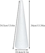 Crafjie Foam Cones for DIY Arts and Crafts, for DIY Home Craft Project - Image 2