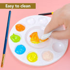 15 Pack Paint Tray Palettes for Kids, Plastic White Palettes for Students - Image 6