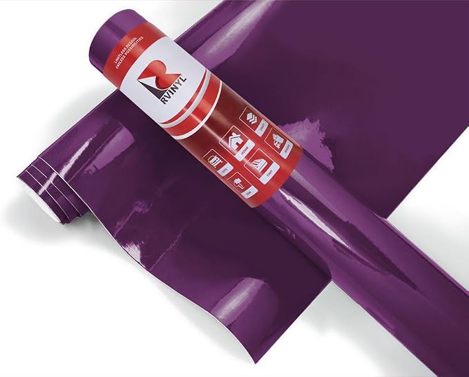3M 7125 Purple Gloss Permanent Adhesive Vinyl Roll by Rvinyl