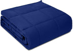 Weighted Blanket Queen Size NavyBlue 60''x80''x12lbs Weighted Blankets by PRETTY+NIGHT