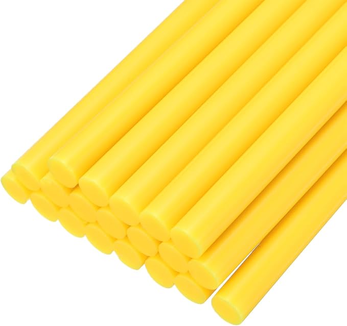 uxcell 20pcs Hot Glue Sticks for Glue Gun 7mm/0.28-inch x 10-inch Mini Hot Melt by uxcell