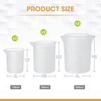 Aieve 6 Pcs Silicone Chocolate Melting Cups, Reusable Measuring Cups - Image 7
