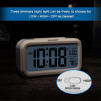 Peakeep Night Light Digital Alarm Clock Battery Operated - Image 6