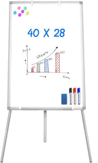 Maxtek Easel Whiteboard 40 x 28 in, Stand Tripod by Maxtek