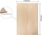 KEILEOHO 40 Pack 4 x 8 Plywood Sheets, 1/16 Inch Thin Unfinished Natural - Image 2