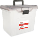 STAPLES File Box File Portable Tote, Letter Size by Staples