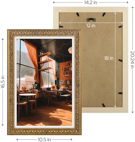 Golden State Art, 12X18 Ornate Finish Photo Frame - Image 5
