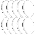 10 Pieces Clear Circle Acrylic Sheet, 1/8" Thickness, 5 Inch Plexiglass Circle by HYNNIO