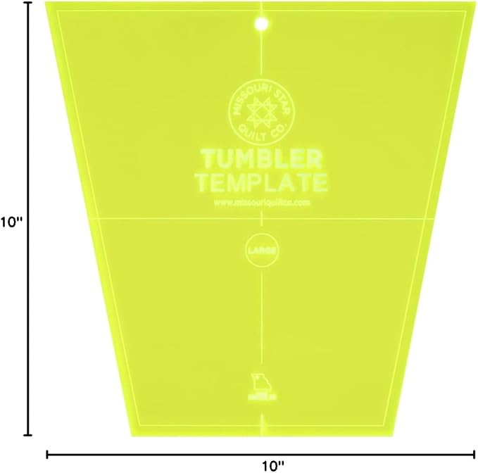 Acrylic Quilting Template, Tumbler - Image 8