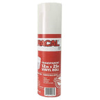 12.125" x 25' Roll of Oracal 651 Transparent Adhesive Craft Vinyl by Orafol