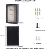 Freezing point Shadow Box Frame 8x12.5 Shadow Box Display Case Cabinet Picture - Image 6