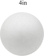 Crafjie 4 Inch Foam Balls, Polystyrene Foam Balls - Image 3