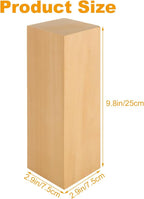 2 Pack 10x3x3 inch Basswood Carving Blocks, Unfinished Bass Wood Blocks - Image 2