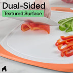 GORILLA GRIP BPA-Free Reversible Kitchen Cutting Board Set of 3 US Designed - Image 6