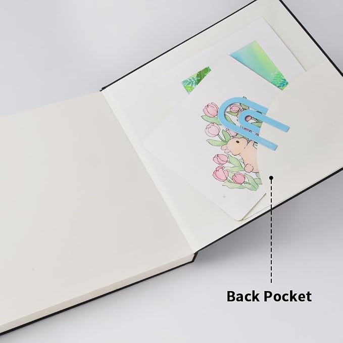 E-WEICHEN Mixed Media Sketch Pad, 8 x 8 inches 125 GSM Sketchbook - Image 6