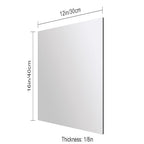Silver Mirror Acrylic Sheets – 6 Pack, 12x16Inches, 1/8 Inch Thick, Reflective - Image 4