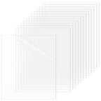 AHANDMAKER 25Pcs Clear Flexible Plastic Sheet, Modeling Projects, Picture Frames by AHANDMAKER