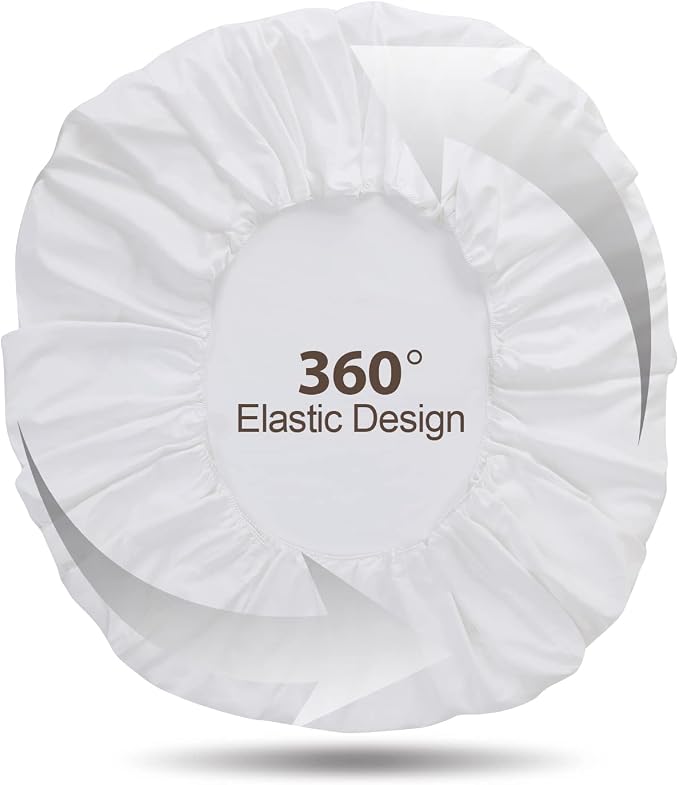 2-Pack 100% Egyptian Cotton Fitted Sheet TwinXL Size, 600 Thread Count Cotton - Image 8