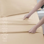 2-Pack Cotton King Flat Sheet Only, 600 Thread Count 100% Egyptian Cotton Top - Image 5