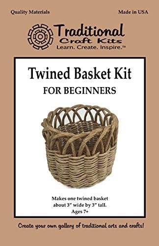 Traditional Craft Kits Beginner Basket Weaving Kit Set of 6 | DIY Basket Making - Image 10