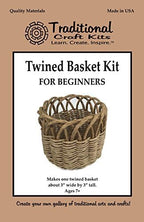 Traditional Craft Kits Beginner Basket Weaving Kit Set of 6 | DIY Basket Making - Image 10