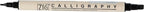 Zig Memory System Calligraphy Dual Tip Marker, Pure Black Pack of 6 by Zig