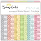 24 Sheets 6"x6" Pink Spring Scrapbook Paper - Image 2