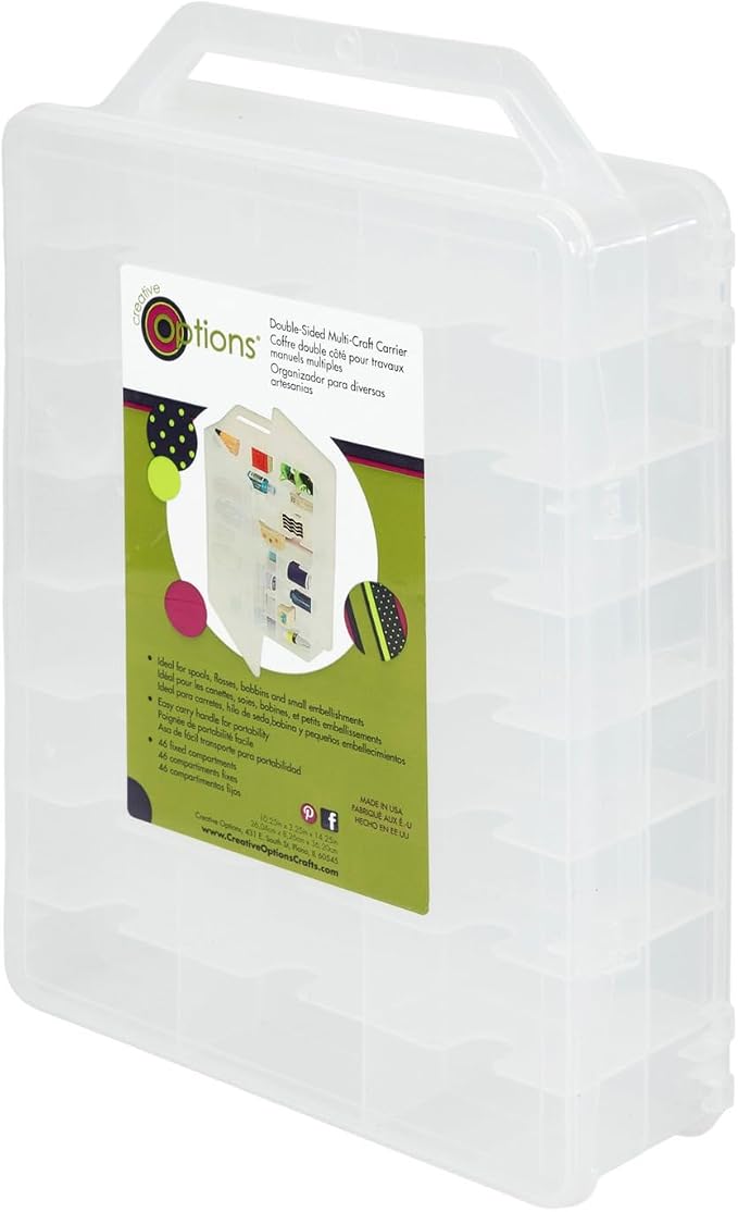 Hobby Lobby Double-Sided Multi-Craft Carrier, 3.25" H x 14.25" W x 10.25" D | by HobbyLobby