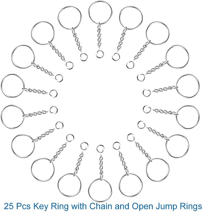 Selizo 100Pcs Key Chain Rings Bulk - Image 4