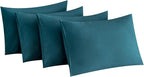 MINIPANDA Blue-Green Pillow Cases Standard Size Set of 4 by Unknown