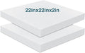 Frienda 2 Pack 2" x 22" x 22"Upholstery High Density Foam Cushion Replacement by Frienda