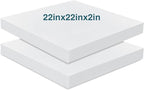 Frienda 2 Pack 2" x 22" x 22"Upholstery High Density Foam Cushion Replacement by Frienda