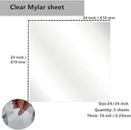 Transparent Blank Mylar Stencil Sheets - Image 3