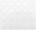 yueton Pack of 100 Clear 1" Round Craft Bottle Caps Epoxy Self Adhesive Stickers by yueton