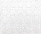yueton Pack of 100 Clear 1" Round Craft Bottle Caps Epoxy Self Adhesive Stickers by yueton