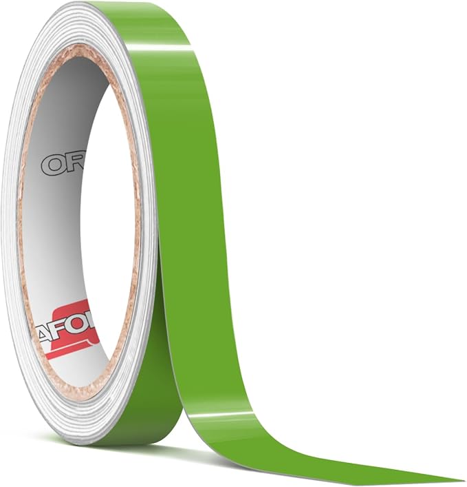 ORACAL 651 Gloss Lime Tree Green Permanent Vinyl Tape Roll – Premium Adhesive by Orafol