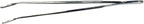 HTS 170C0 4.75" Curved Stainless Steel Stamp Tweezers - Image 3