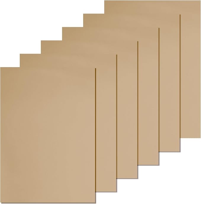 Biaungdo 6 Pcs Felt Fabric Sheets, Light Yellow Square Felt Sheets, 8 x 12 Inch - Image 7