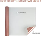 guangyintong PU Heat Transfer Vinyl Rose Golden HTV Rolls, Stretchy Thin Soft - Image 5