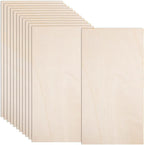 12 Pack 22 x 12 x 1/16 Inch-2 mm Thick Basswood Sheets by AWIZOM