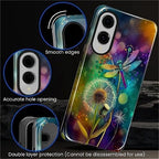 for Samsung Galaxy S25 Edge Case, Dragonfly Dandelion Colorful Pattern Glossy 2 - Image 5