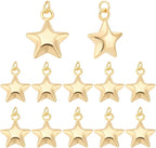 Beebeecraft 1 Box 12Pcs Star Charms by Beebeecraft