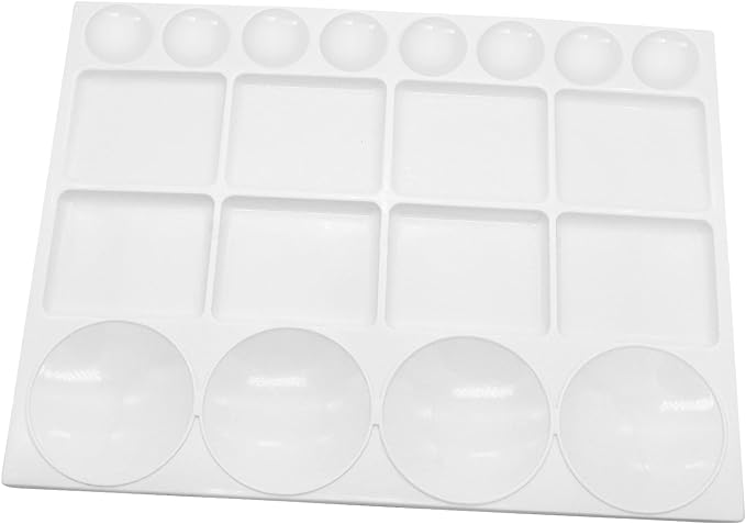 20 Well Watercolor Paint Tray Palette Pallet Acrylic Painting Mixing Plastic by Sweaty+Pony